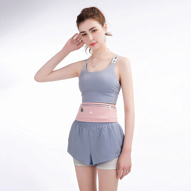 "Outdoor Sports Waist Pack, Large Capacity Waterproof Mobile Phone Pouch, Unisex Running Fitness Elastic Waist Bag" | AthVault