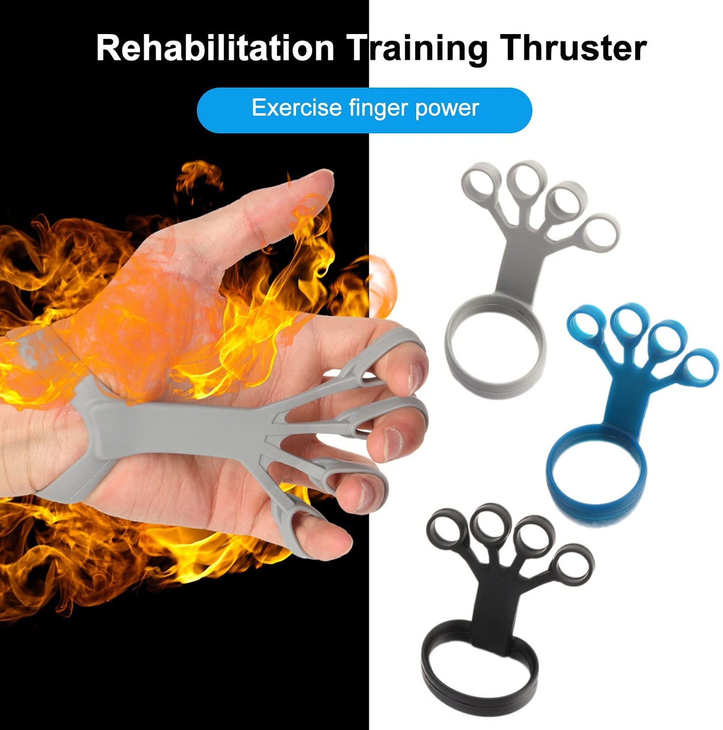 Silicone Finger Grip Trainer – Finger Strength & Rehabilitation Tool