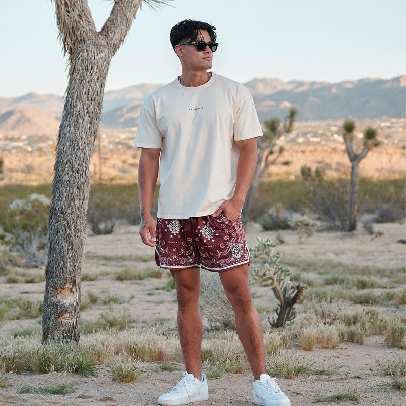 Quick‑Dry Running & Basketball Shorts – Breathable Polyester Fitness Wear