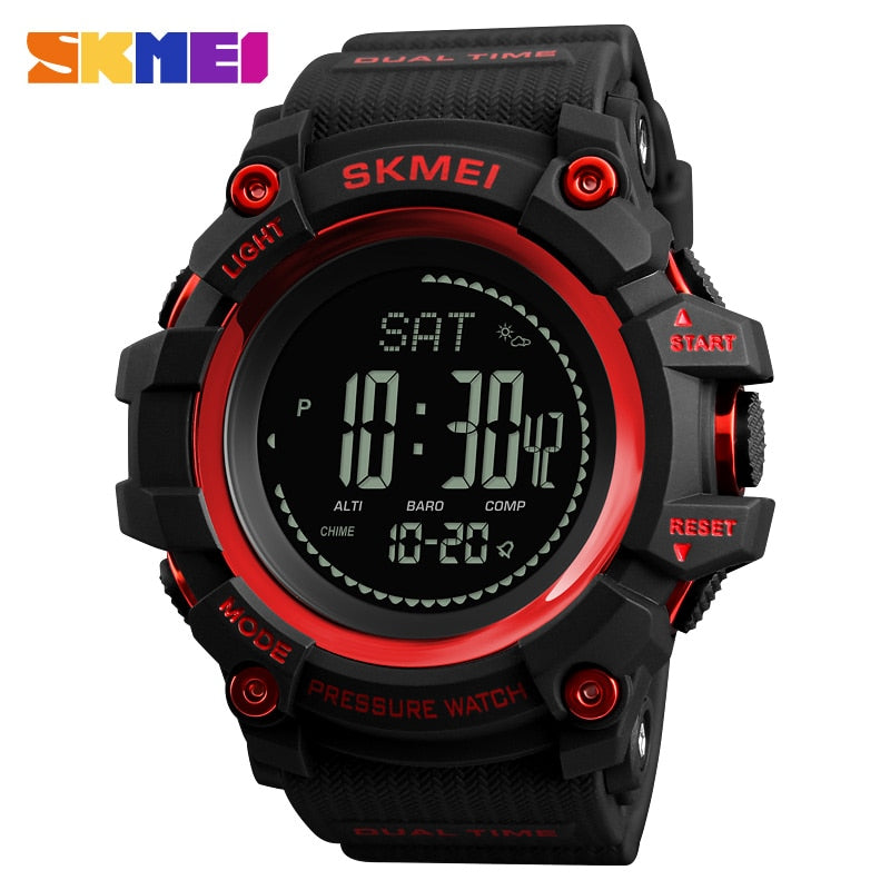 SKMEI 1358 Outdoor Watch – Digital Sport Compass & Altimeter, Waterproof