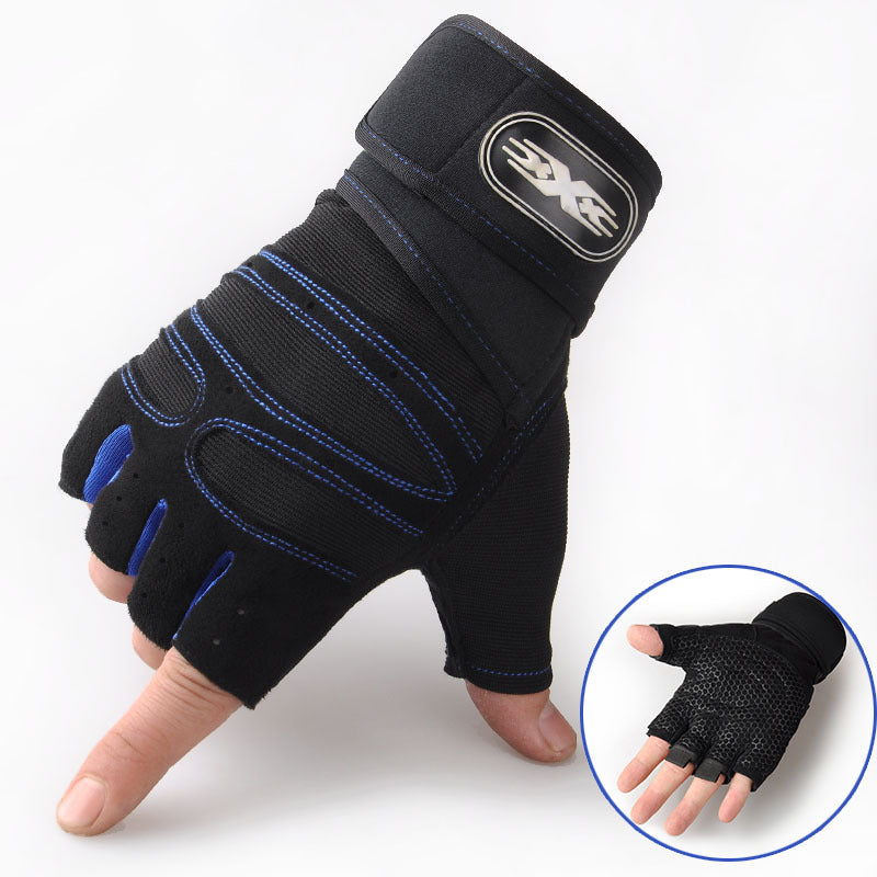Men’s Half‑Finger Weight‑Lifting Gloves