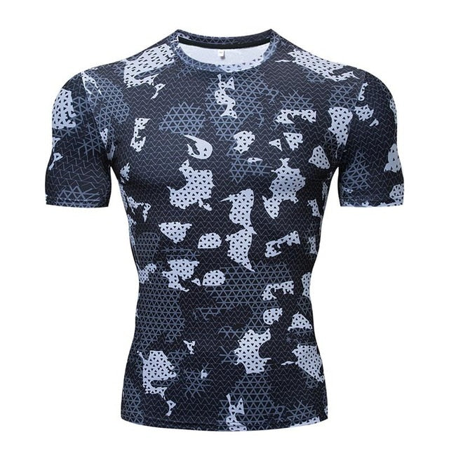 Unisex Camouflage Compression T-Shirt