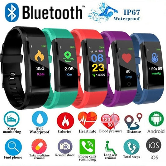 115 Plus Smart Bracelet – Fitness & Health Tracker