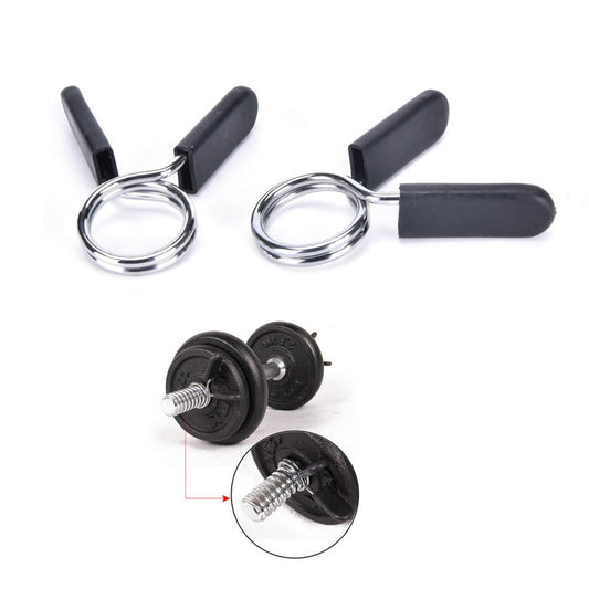 28mm Barbell Spring Clips – 2pcs Weight Lock Collars