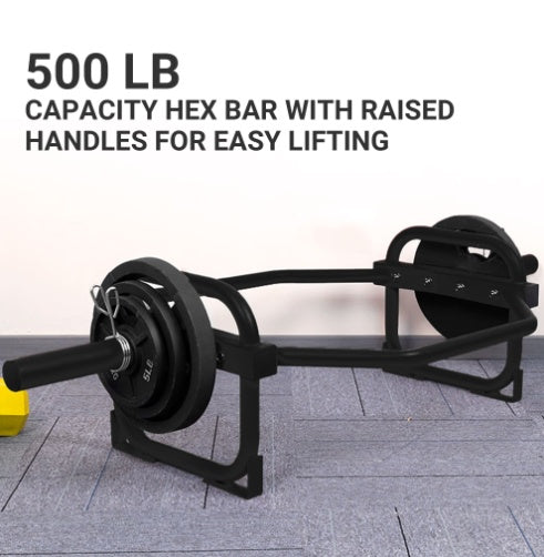 Olympic Hex Weightlifting Bar – 2‑inch, 500 lb Capacity (Self Pickup Only)