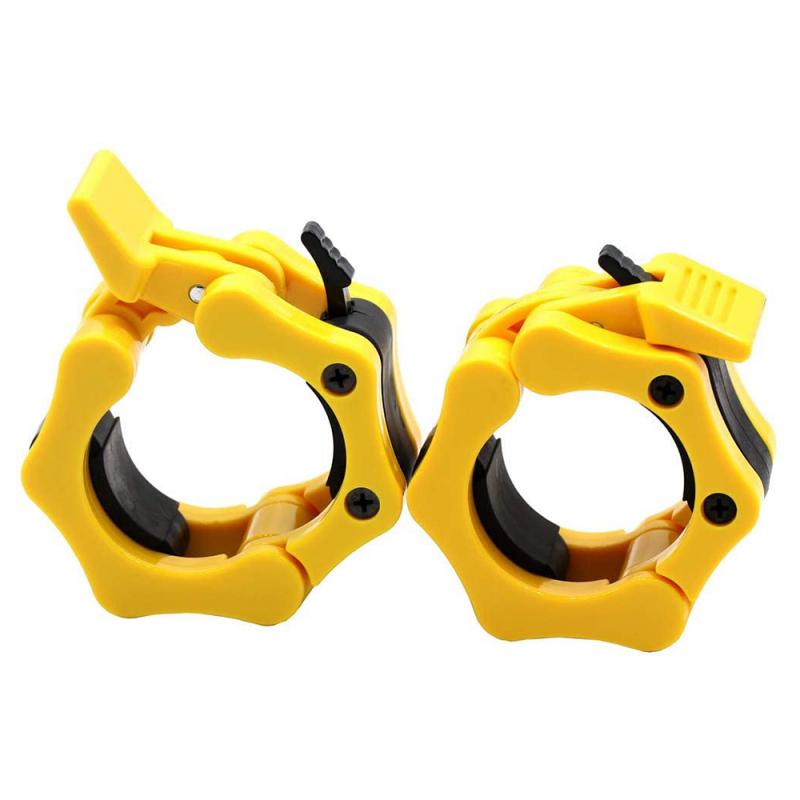 1 Pair Olympic 2" Spinlock Collars Barbell Collar Lock Dumbell Clips Clamp Weight lifting Bar Gym Dumbbell Fitness Body Building