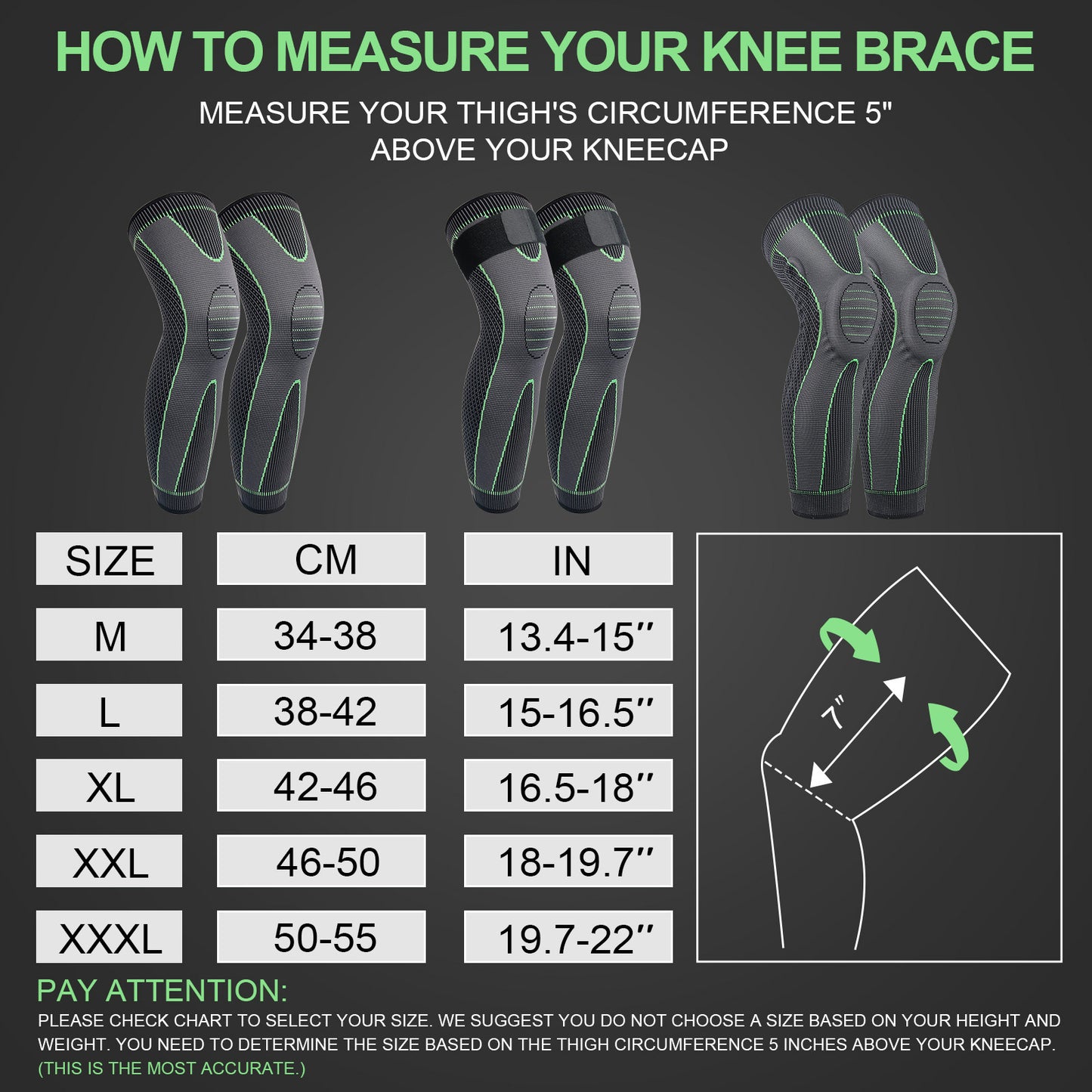 Knitted Compression Knee Protector