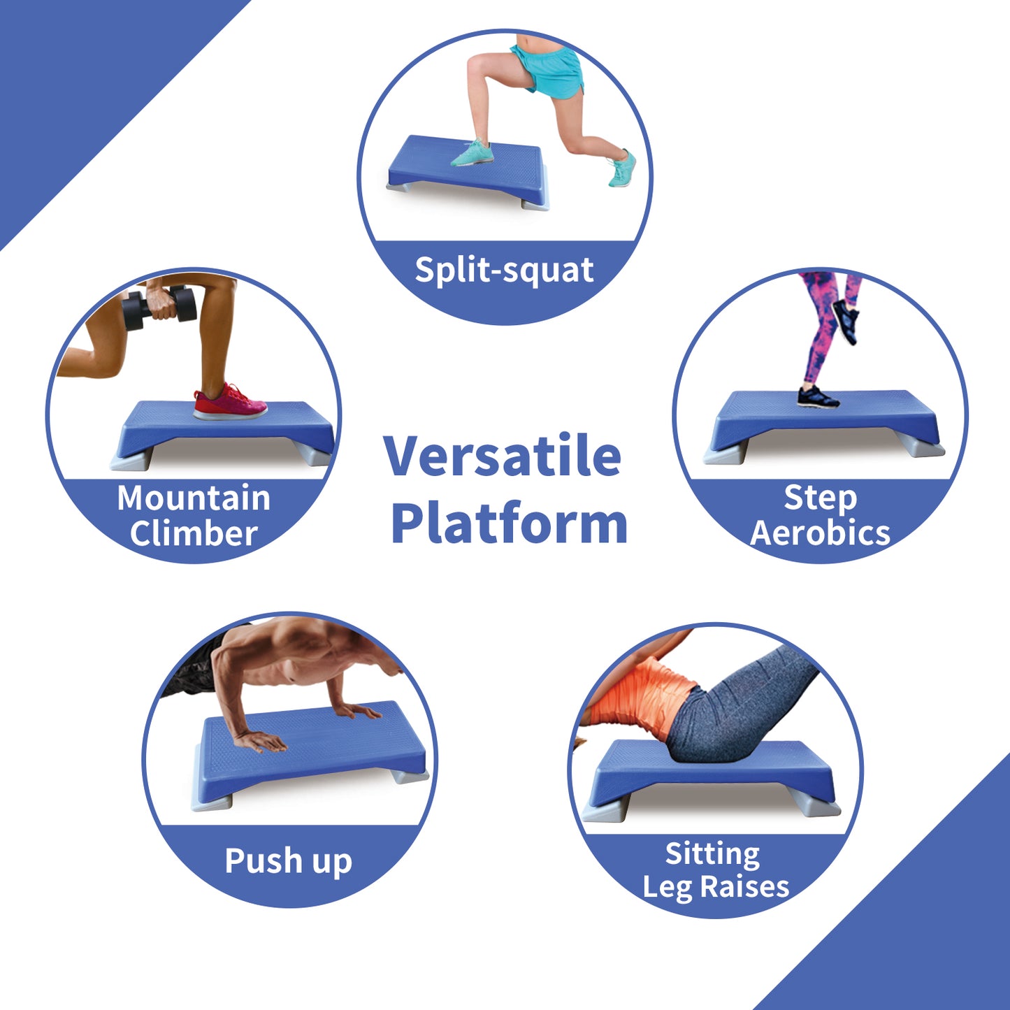 Adjustable Aerobics Step Platform Trainer