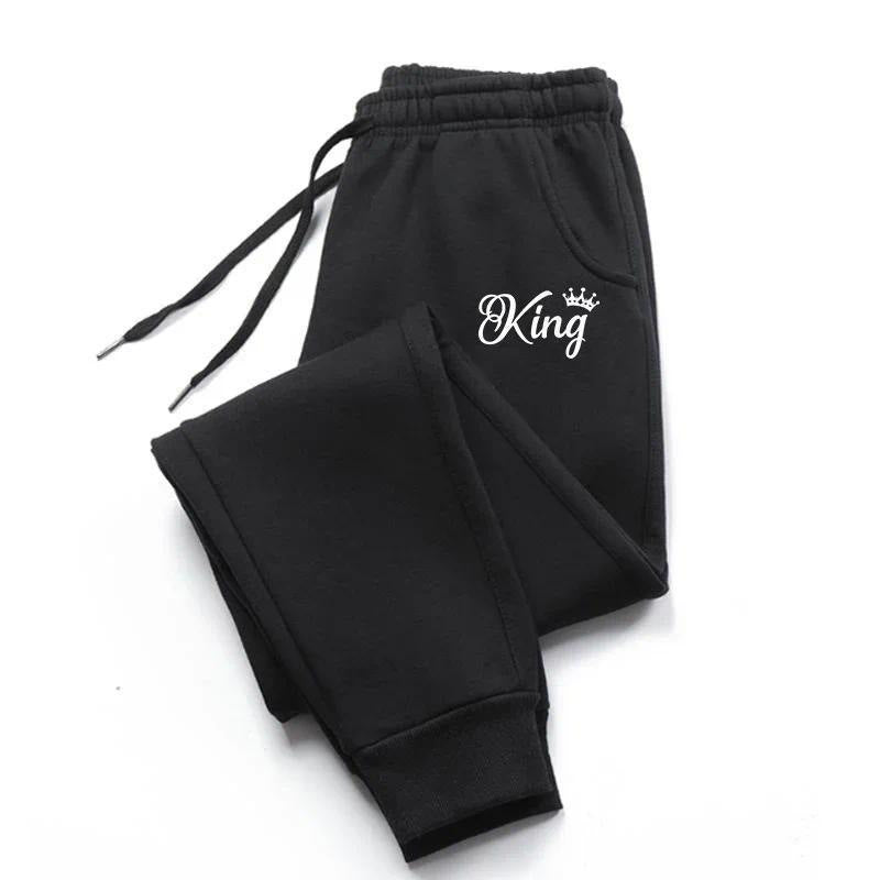 Men’s Casual Sweatpants – Fleece Lined Jogging & Fitness Pants, Drawstring Closure