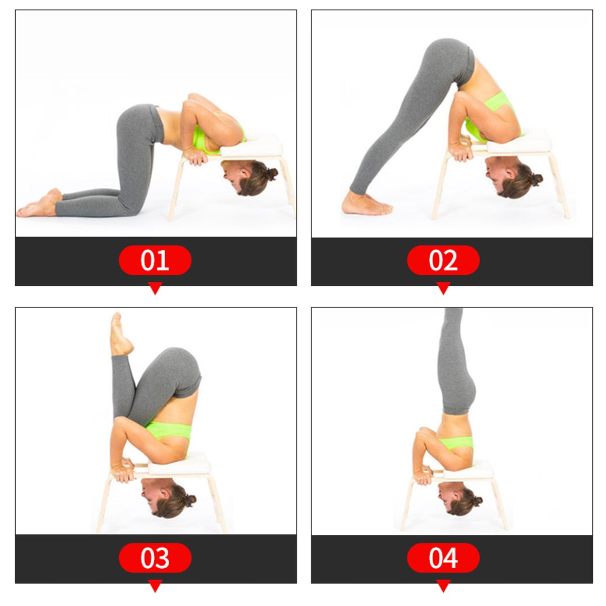 Yoga Inversion Headstand Chair