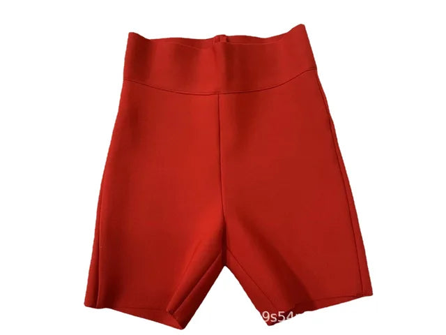 Women’s High‑Waist Fitness Shorts – Stretchable Yoga & Gym Leggings