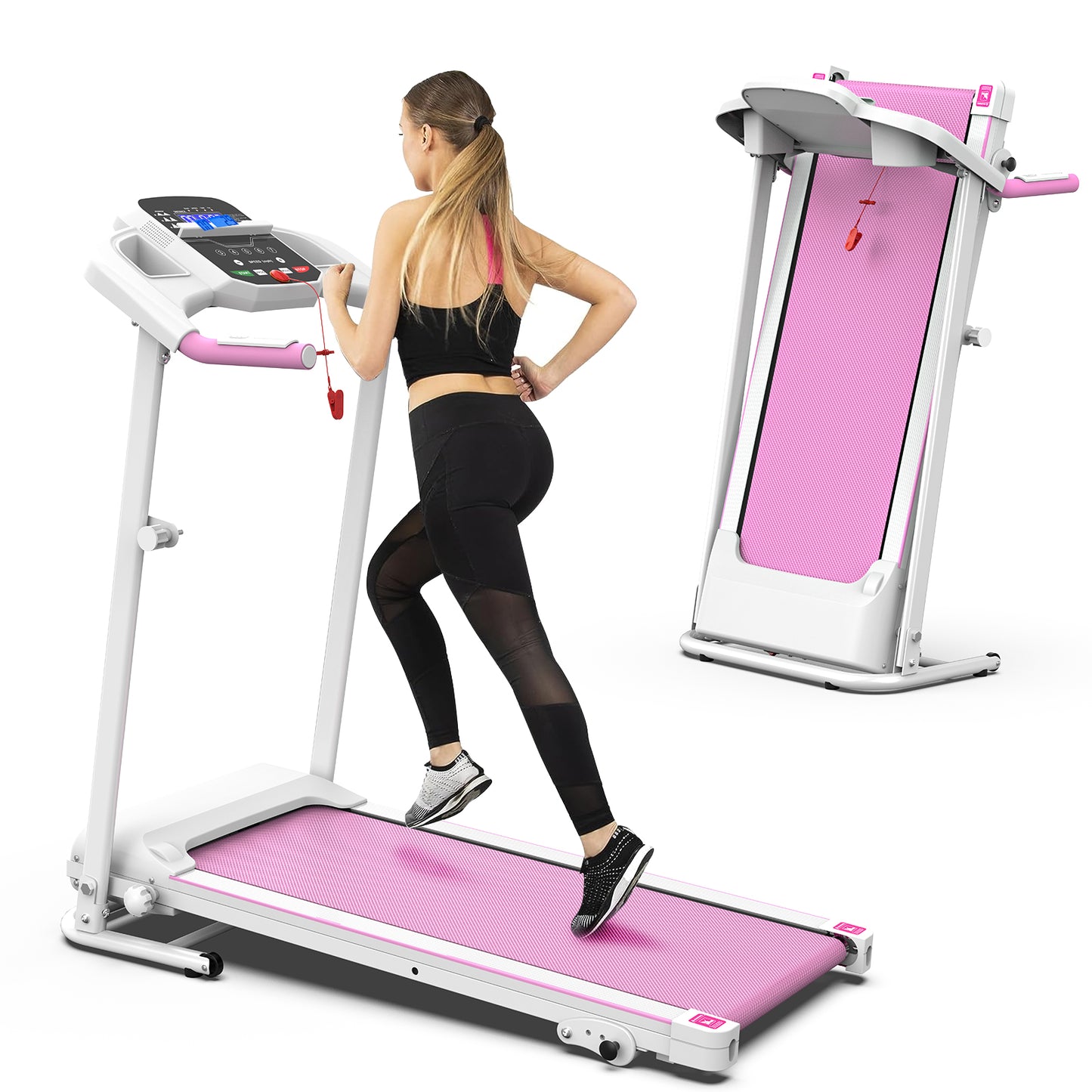 Foldable 2.5HP Electric Treadmill – Home Gym