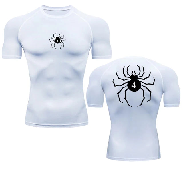 Hunter x Hunter → Spider Compression Tee → Quick Dry → Gym Fit → Summer Activewear