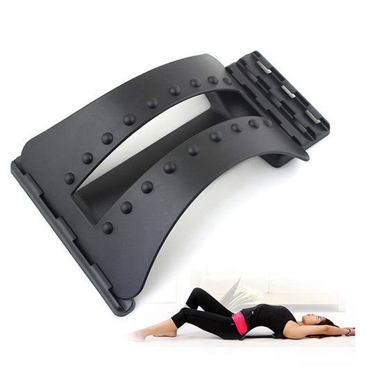 Back Massage Magic – Adjustable Lumbar Support Stretcher
