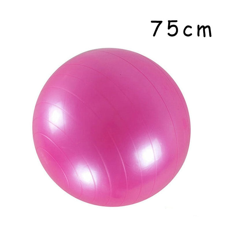 Glossy PVC Fitness & Yoga Ball (45-85cm)