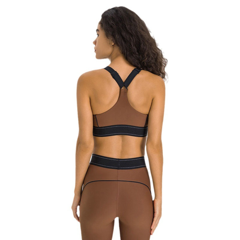 High‑Waisted Lycra Compression Leggings – Women’s Fitness Pants