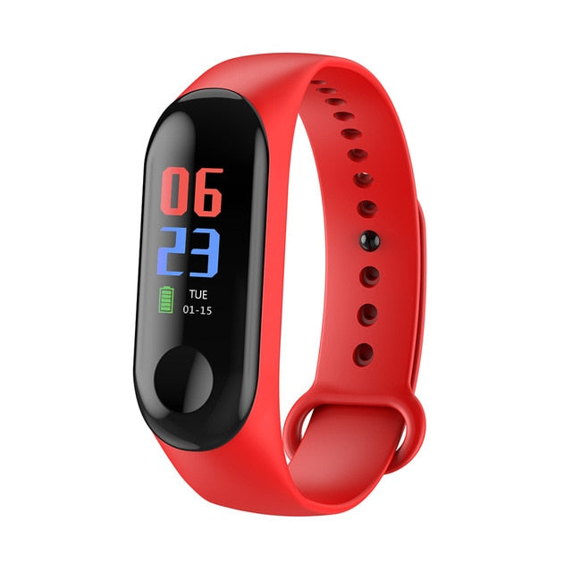 M3 Plus Smart Bracelet – IPS Color Screen Fitness Tracker, IP68 Waterproof
