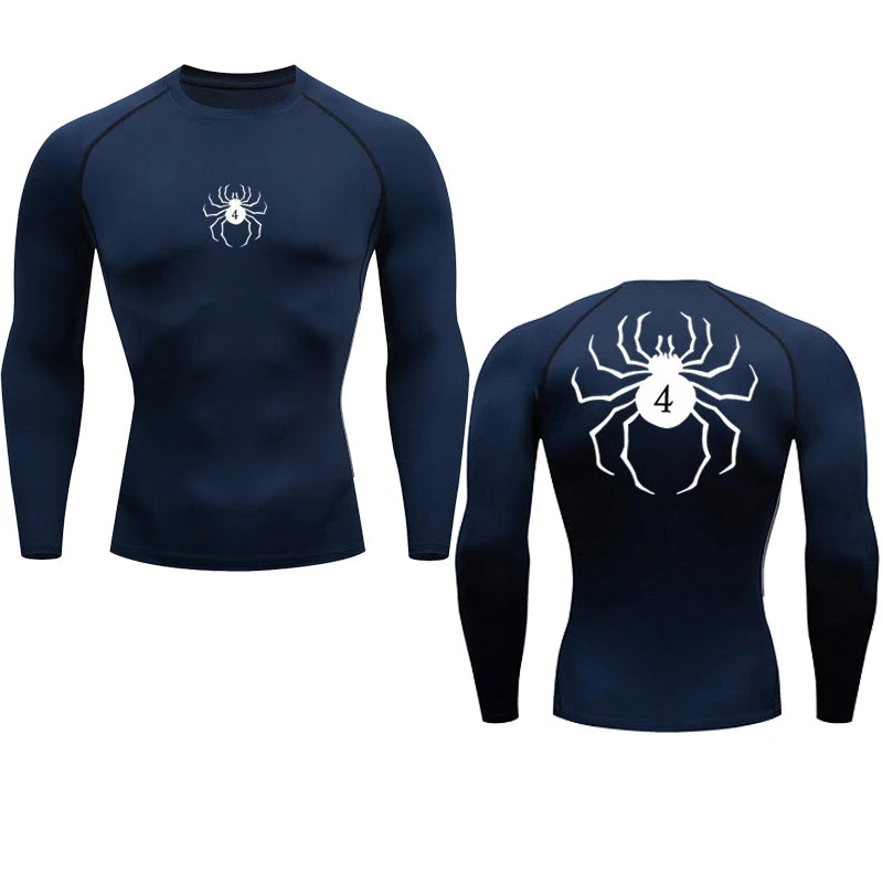 Hunter x Hunter → Spider Compression Tee → Quick Dry → Gym Fit → Summer Activewear