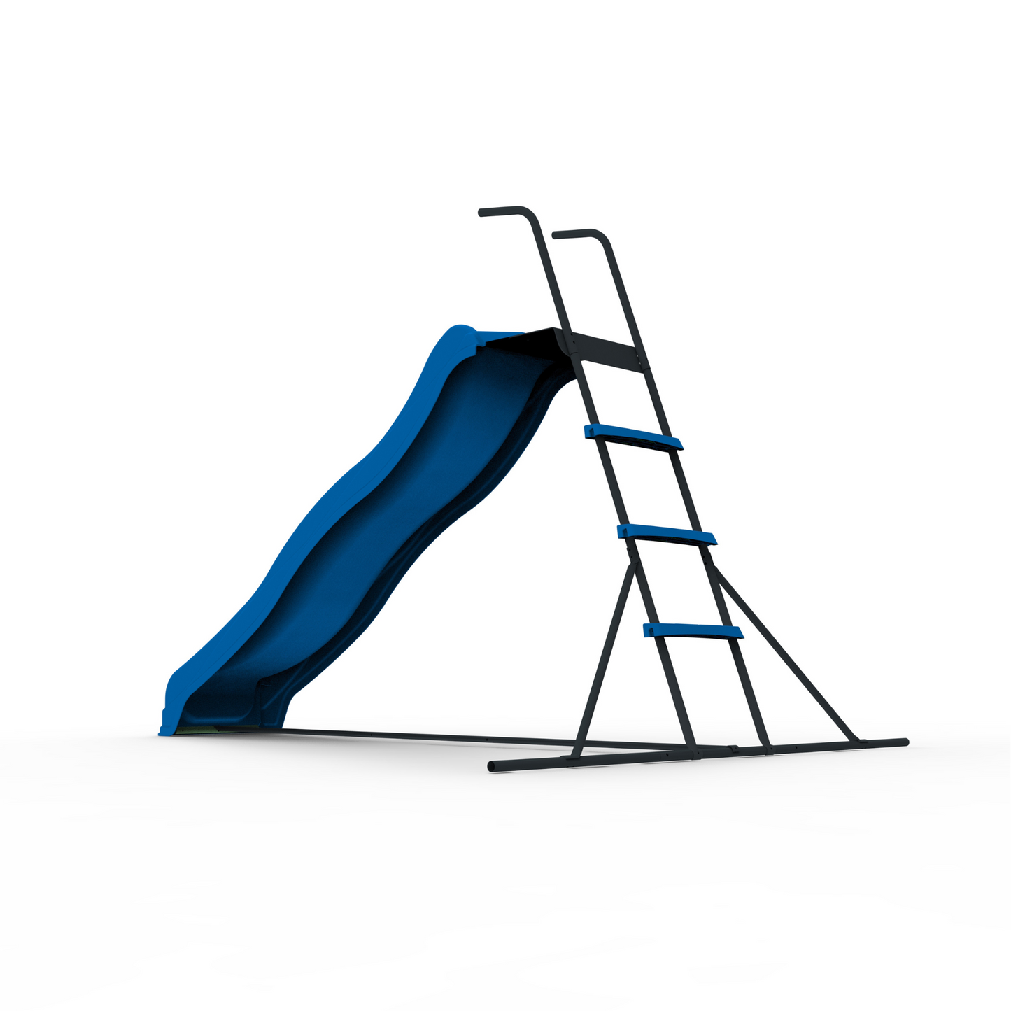 Kids 2.2M Freestanding Plastic Slide – Blue