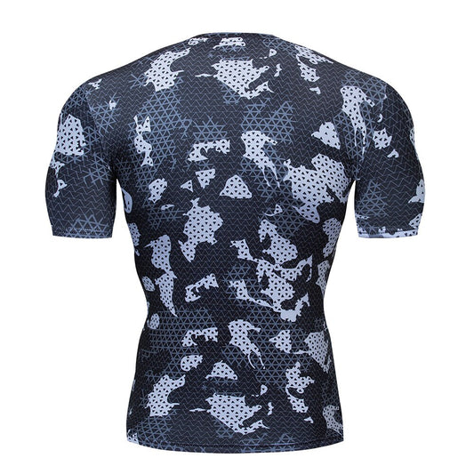 Unisex Camouflage Compression T-Shirt