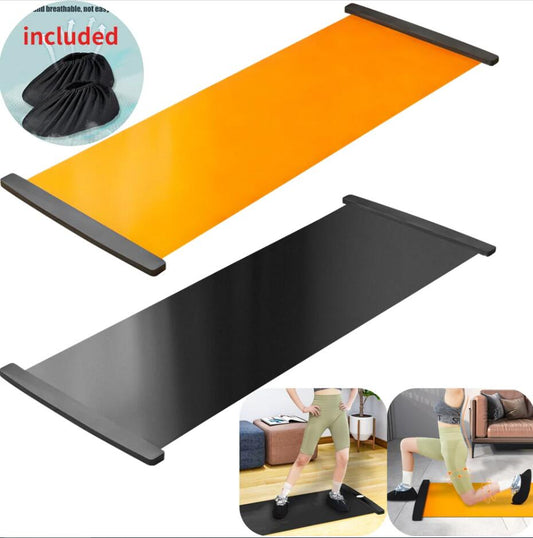 Bilink Fitness Sliding Board – 140/180cm Skating Trainer, Indoor Leg Exercise Mat