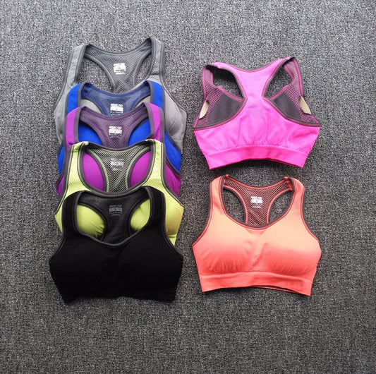 HOT Professional women sports bras GYM lady running fitness exercise quick-drying underwear training dancing Shockproof  vest