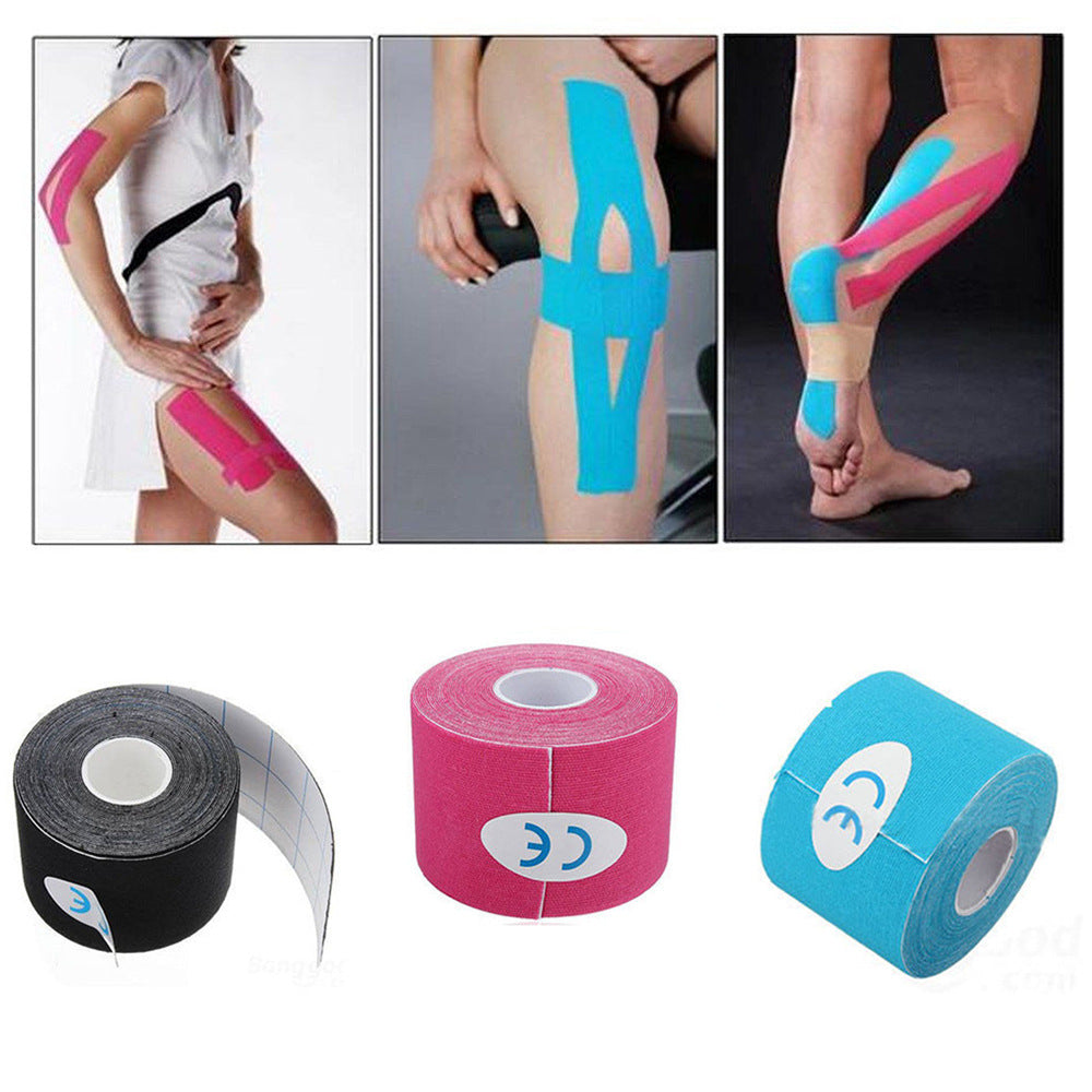 Sports muscle protector with all cotton waterproof 5cm muscle patch/intramuscular effect kinesiology tape | AthVault