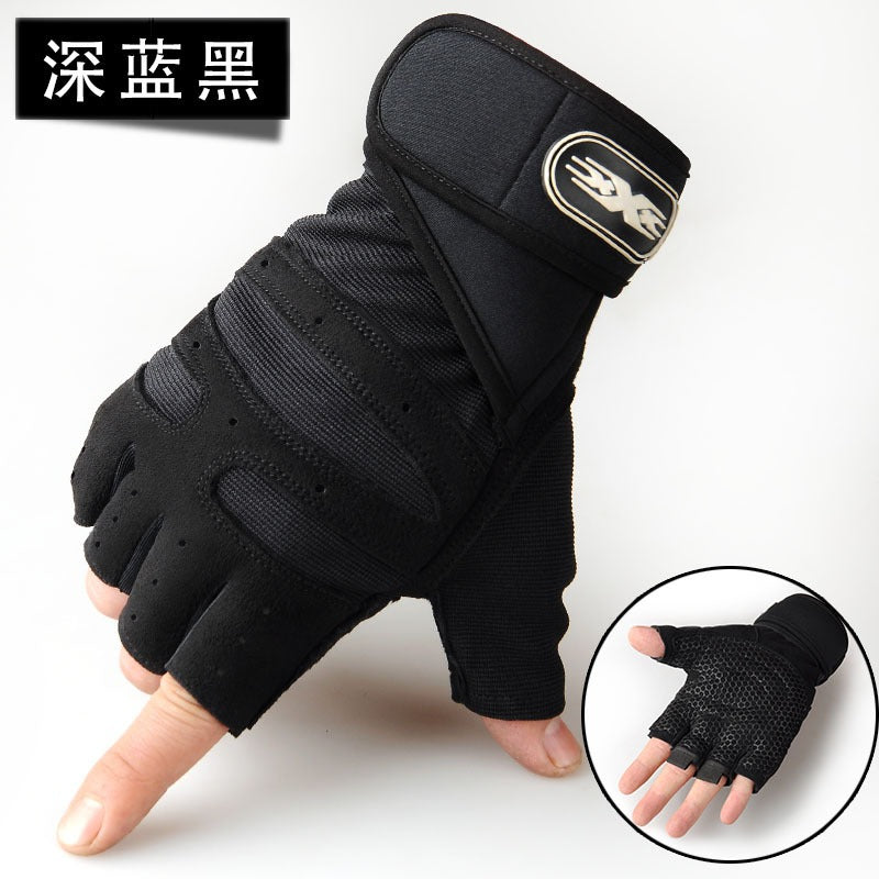 Men’s Half‑Finger Weight‑Lifting Gloves