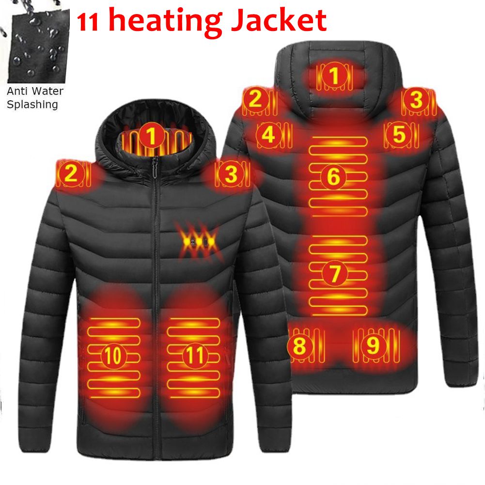 USB Heated Jacket for Men – Winter Thermostat