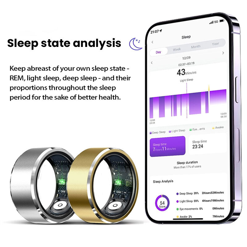 Xiaomi Smart Ring 2025 – Heart Rate, SpO₂ & Sleep Tracker, 5ATM Waterproof