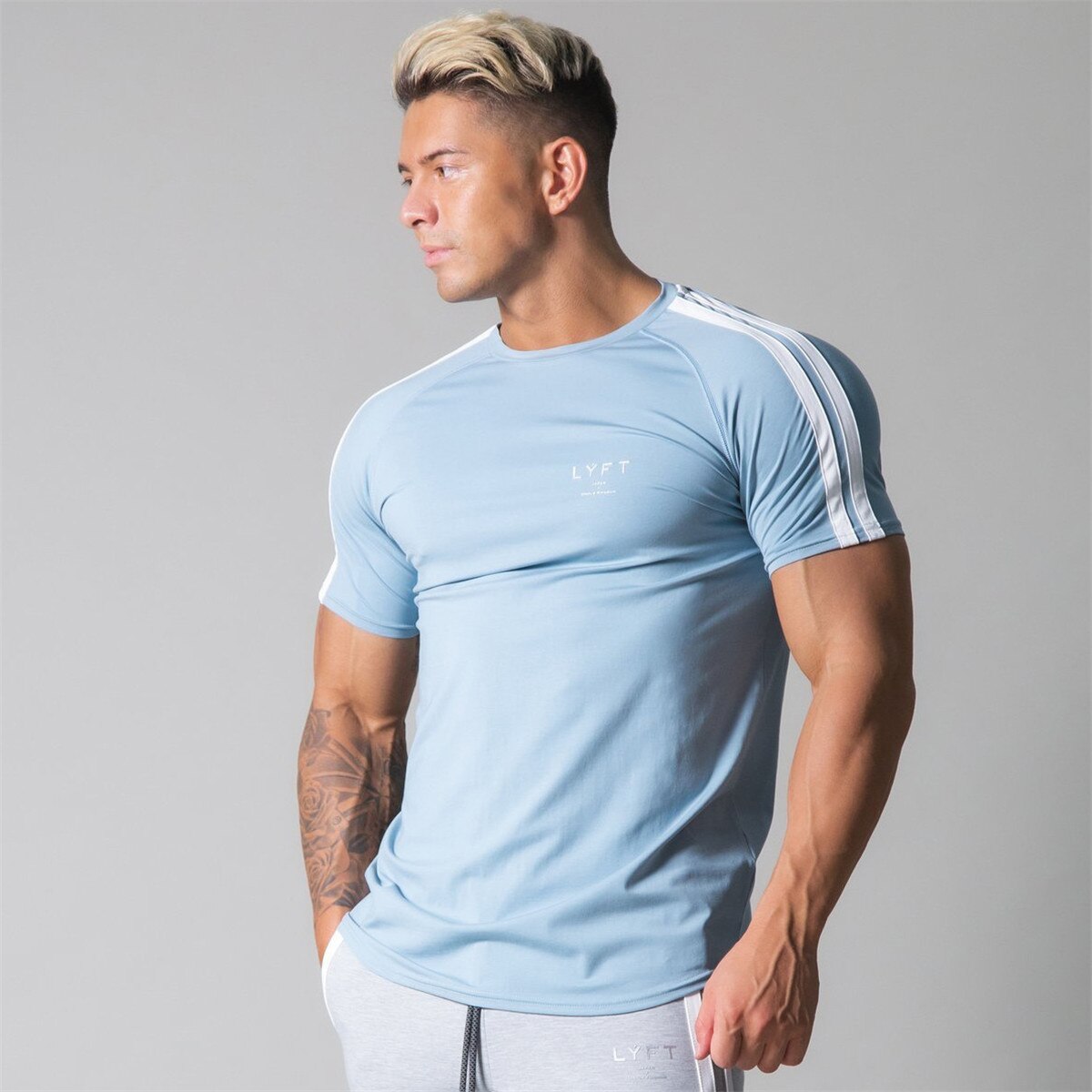Men’s Cotton Gym T‑Shirt – Slim Fit Training Top