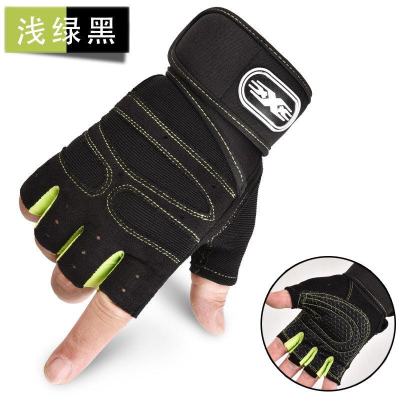 Men’s Half‑Finger Weight‑Lifting Gloves