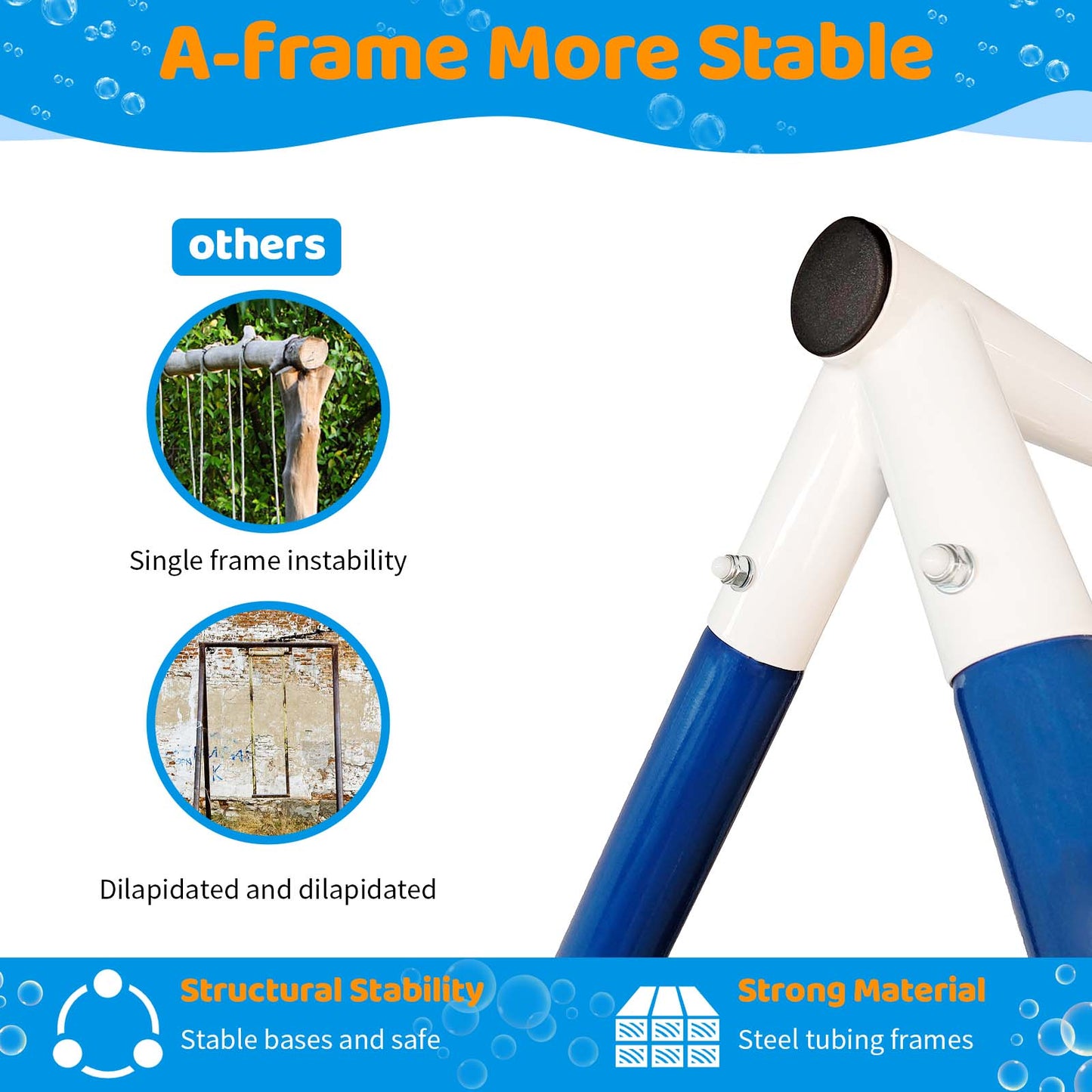 Kids Outdoor Saucer Swing Set