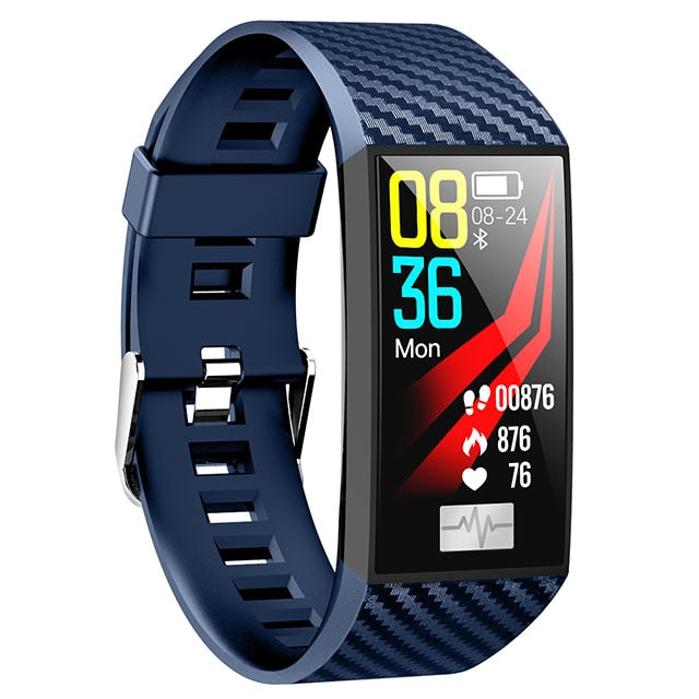 DT58 Smart Bracelet – ECG, Heart Rate & Fitness Tracker, IP68 Waterproof