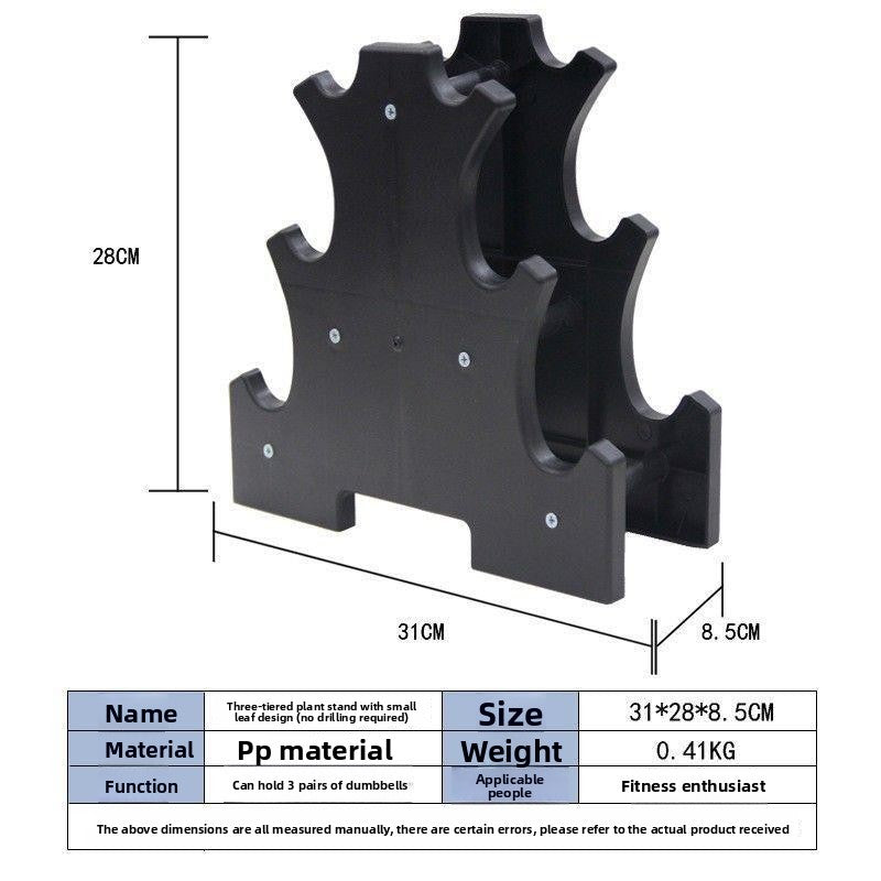 PE Dumbbell Storage Rack for Gym – Space-Saving & Stable
