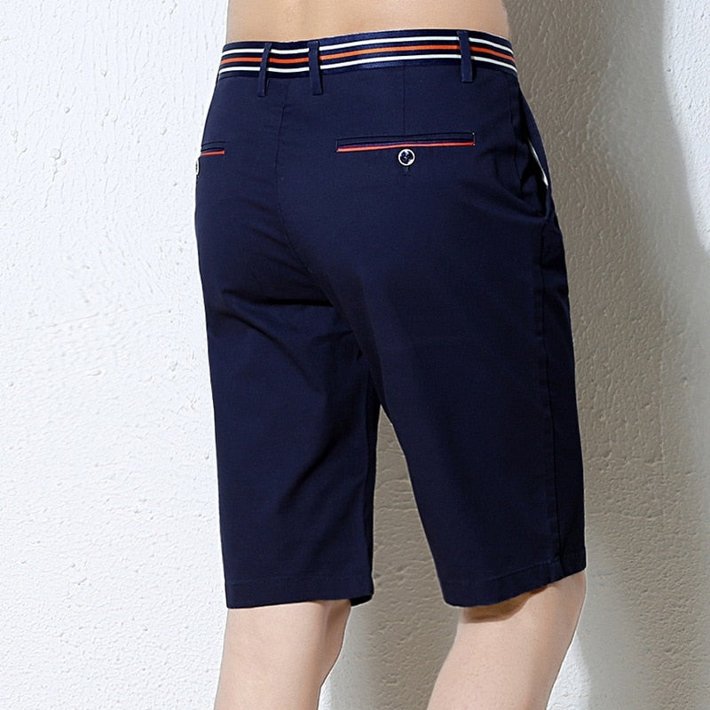 Men’s Stretch Cotton Shorts – Casual Summer Gym & Beachwear
