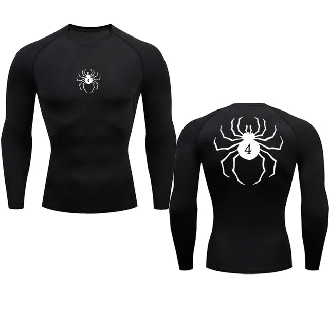 Hunter x Hunter → Spider Compression Tee → Quick Dry → Gym Fit → Summer Activewear