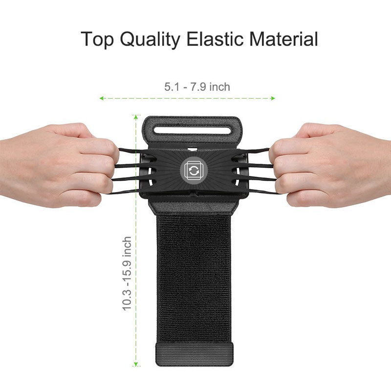 Phone Wristband Holder – Universal Sports Armband for Smartphones Under 6 Inches