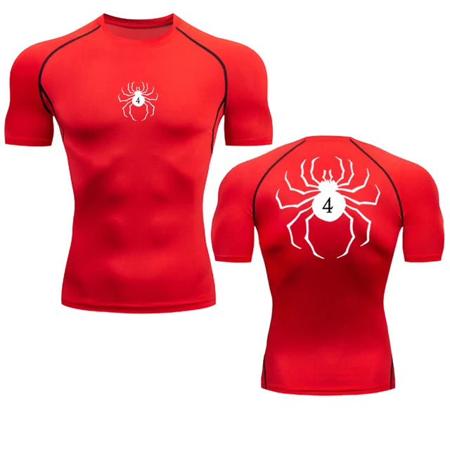 Hunter x Hunter → Spider Compression Tee → Quick Dry → Gym Fit → Summer Activewear