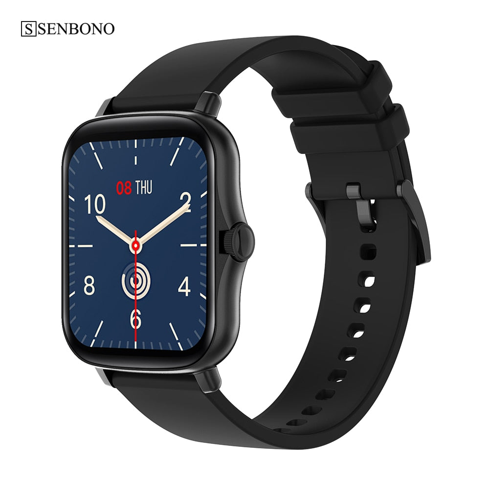 SENBONO IP67 Smartwatch – Sports & Health Tracker for iOS/Android