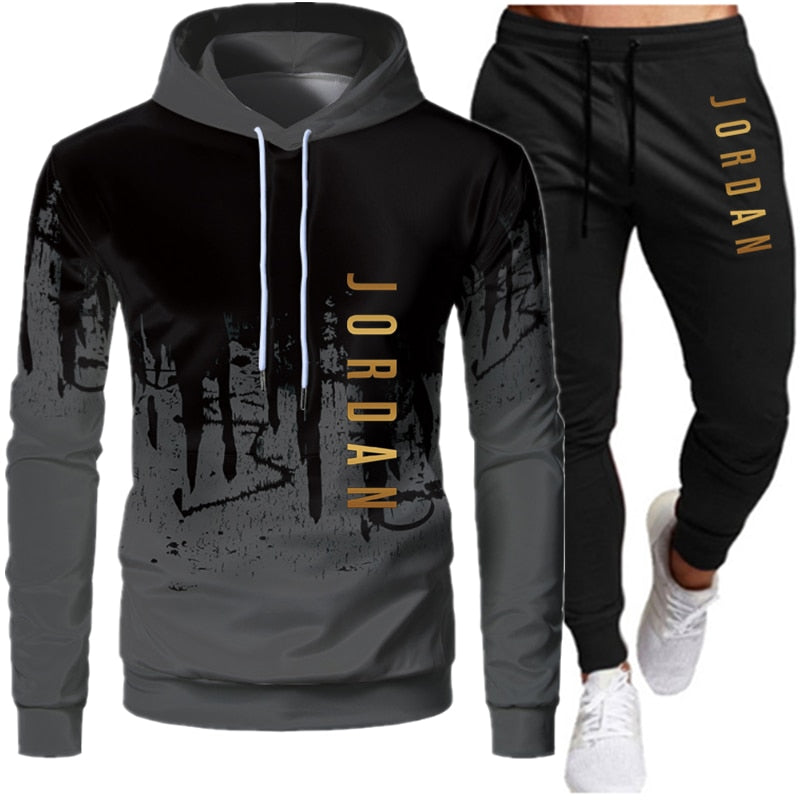 Winter Tracksuit Set for Men – Hoodie + Joggers