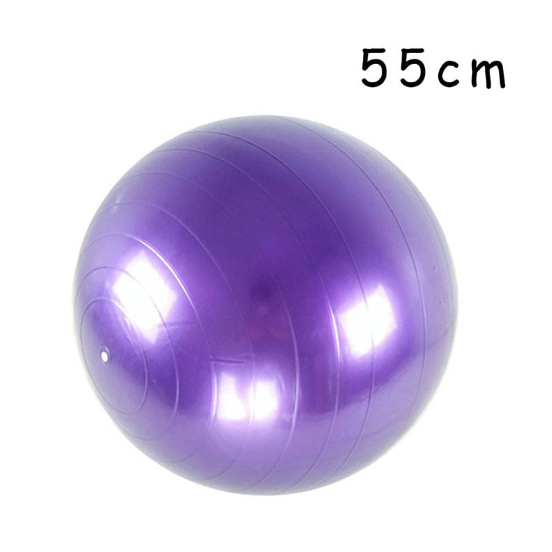 Glossy PVC Fitness & Yoga Ball (45-85cm)