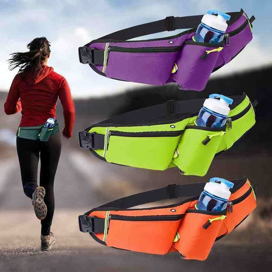 Sports Water Bottle Waist Bag Outdoor Sports Waist Bag Multi functional Fitness Running Mobile Waist Bag Outdoor Invisible Waist Bag | AthVault