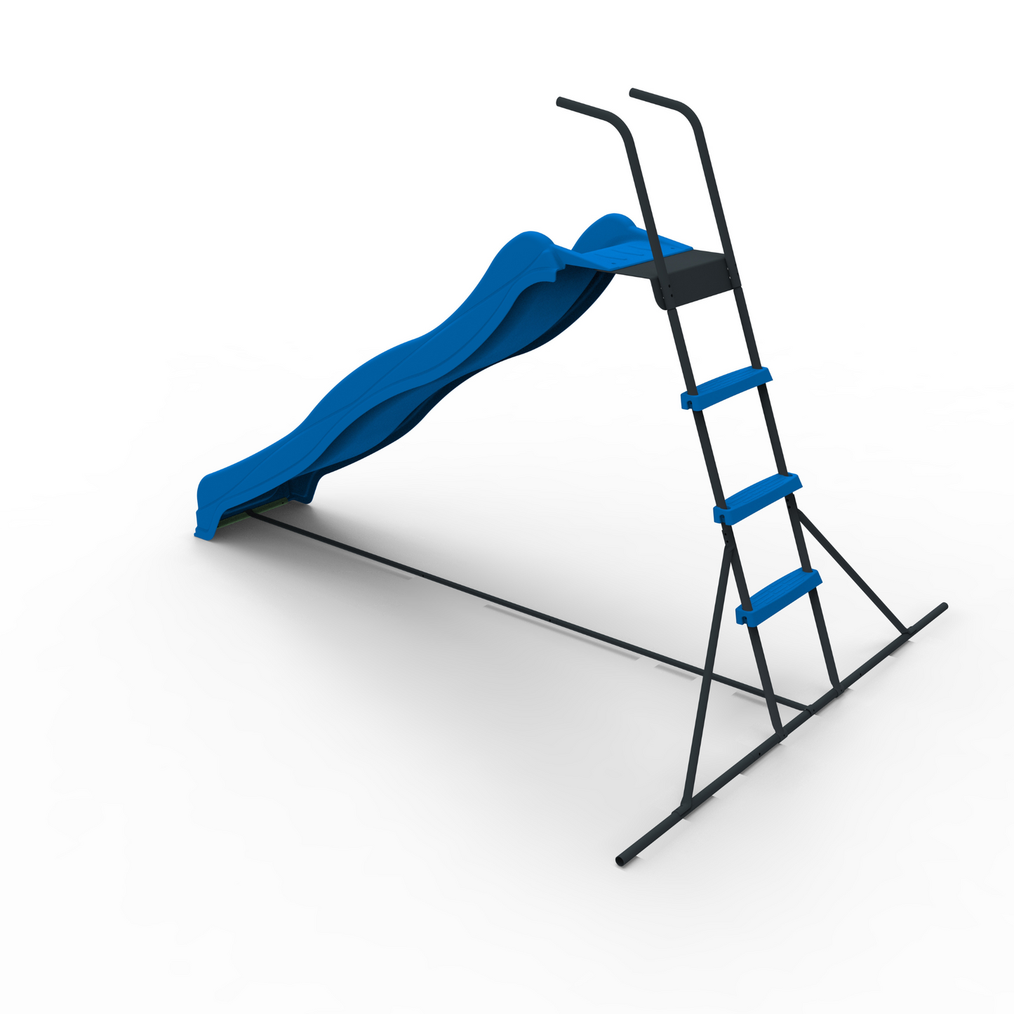 Kids 2.2M Freestanding Plastic Slide – Blue