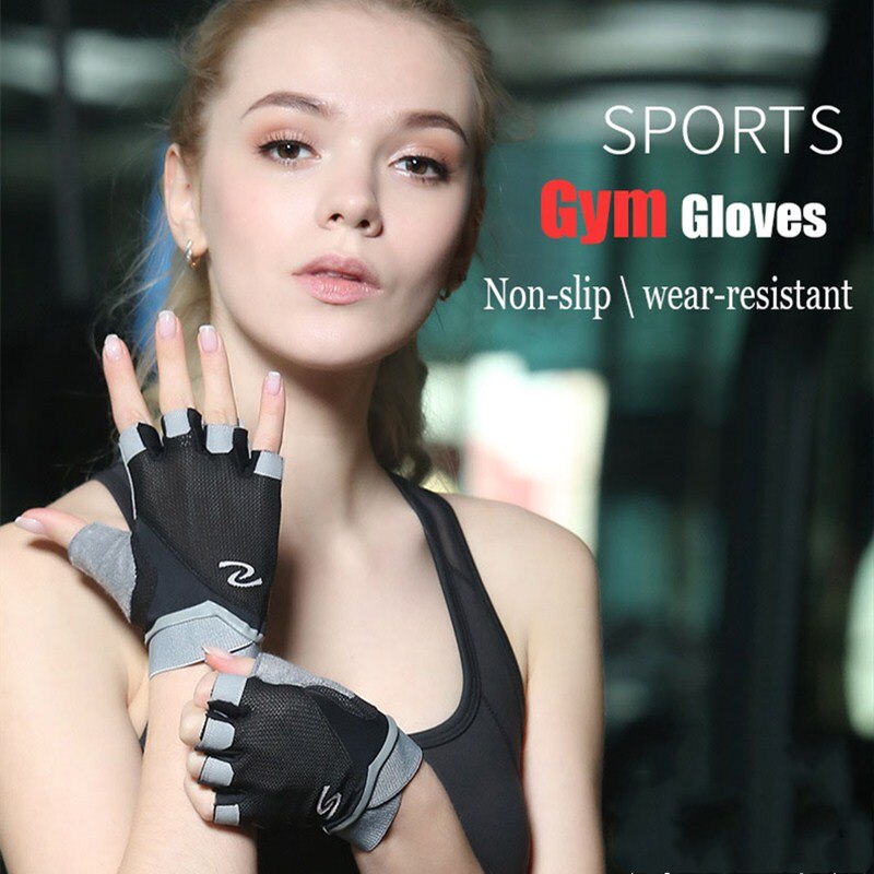Women’s Gym Gloves – Breathable Half‑Finger Training Grip