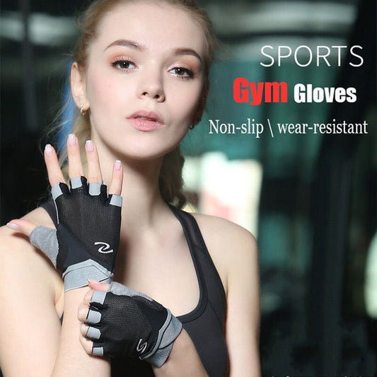Women’s Gym Gloves – Breathable Half‑Finger Training Grip
