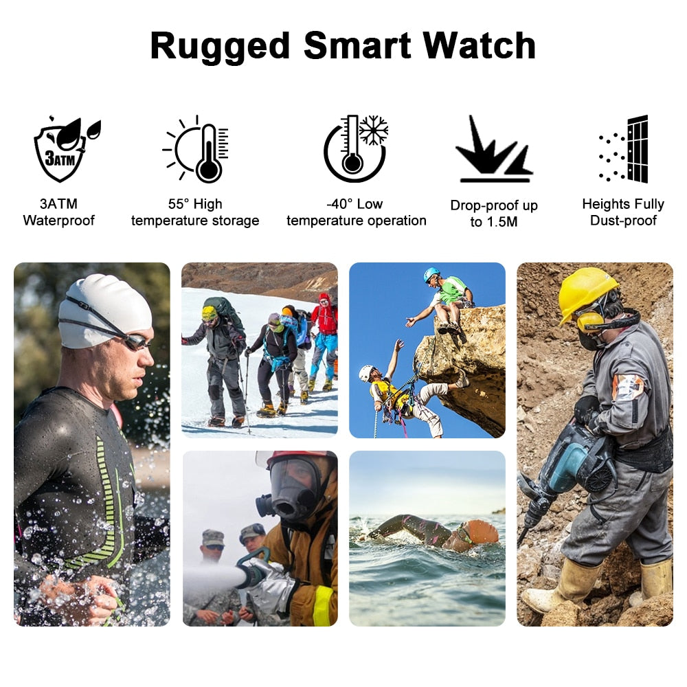 ROCK Rugged Smart Watch – Outdoor Sports