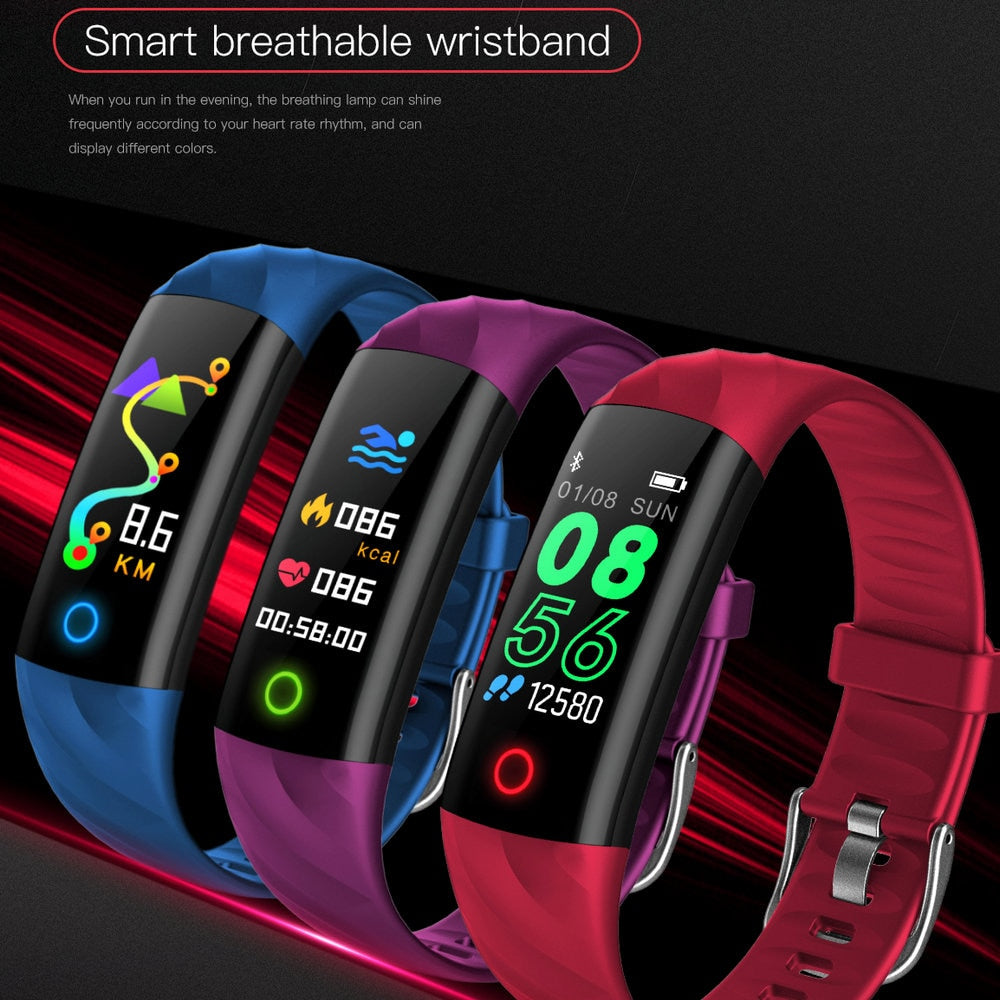 S5 Smart Sport Watch: Heart Rate, Blood Oxygen, Waterproof