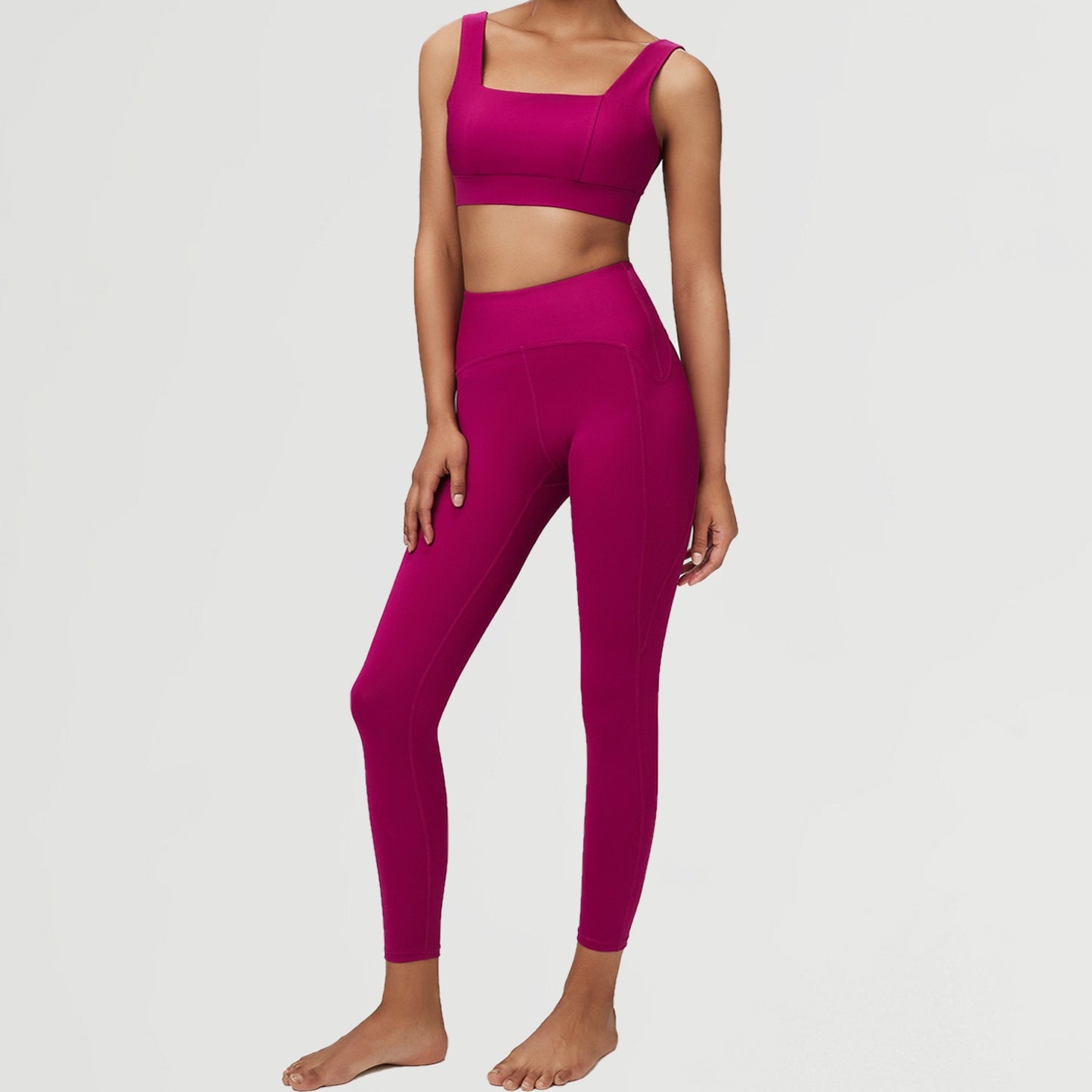 Yoga Suit – Quick‑Dry Nylon & Spandex Activewear for Women