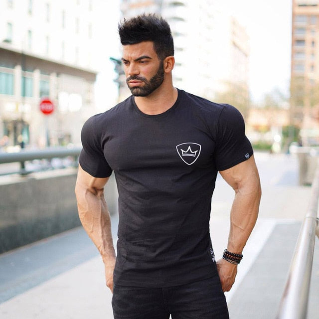 Men’s Cotton Dry Fit Gym T-Shirt